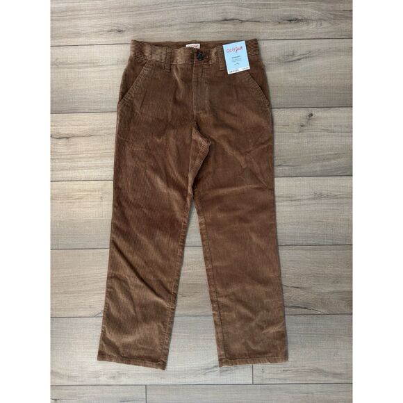 CAT & JACK Boys Straight Chino Corduroy Pants *  SIZE 6 Brown * NEW NWT - Picture 2 of 3
